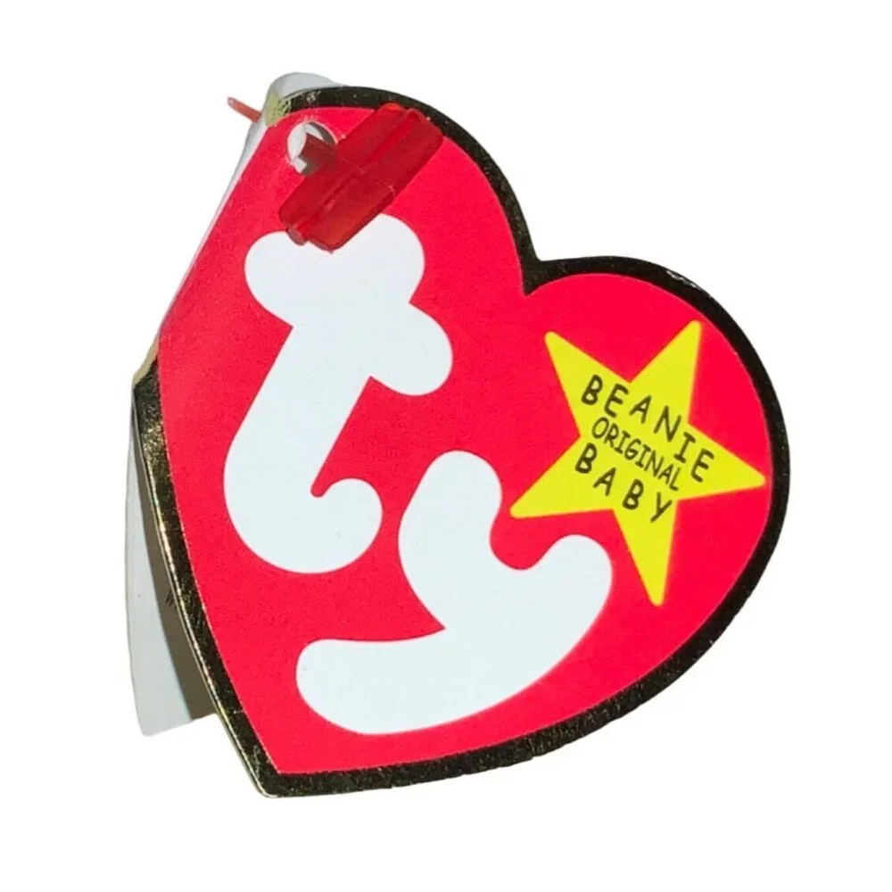 Ty Beanie Baby Hippie Bunny Pastel Tie-Dye Plush Toy 1998 Original With Tags - Picture 5 of 12